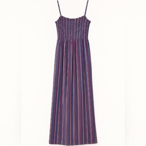 Colorful Striped Smocked Maxi Dress – Flowy, Comfy